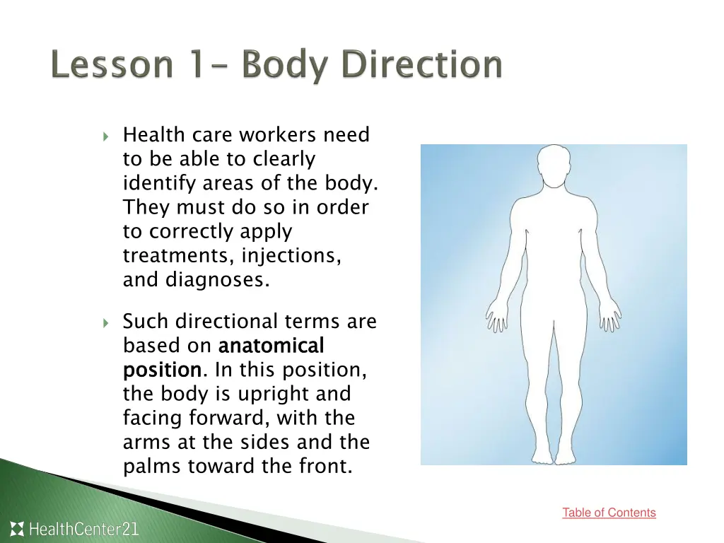 health care workers need to be able to clearly