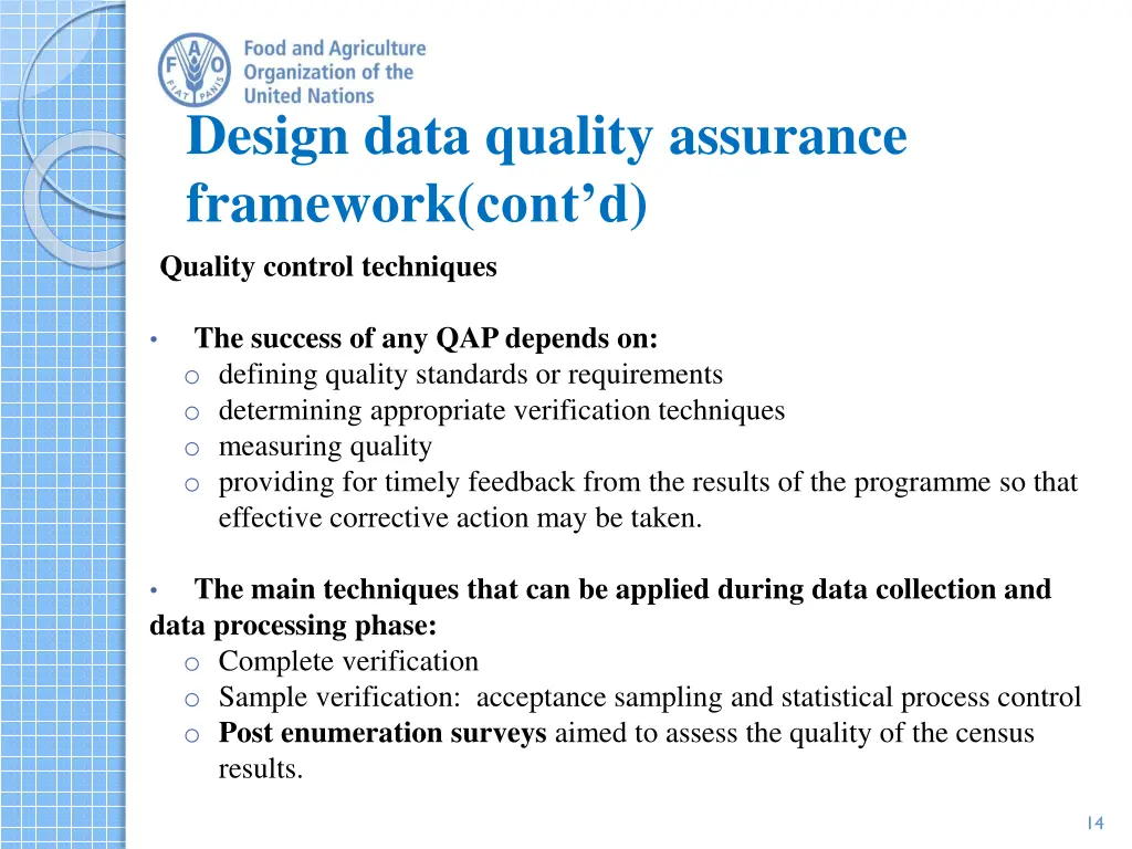 design data quality assurance framework cont