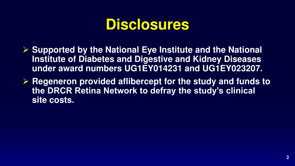 disclosures