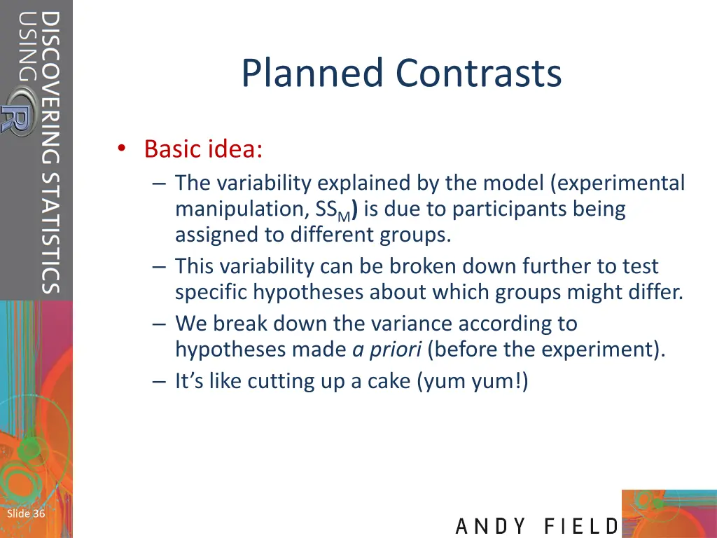 planned contrasts