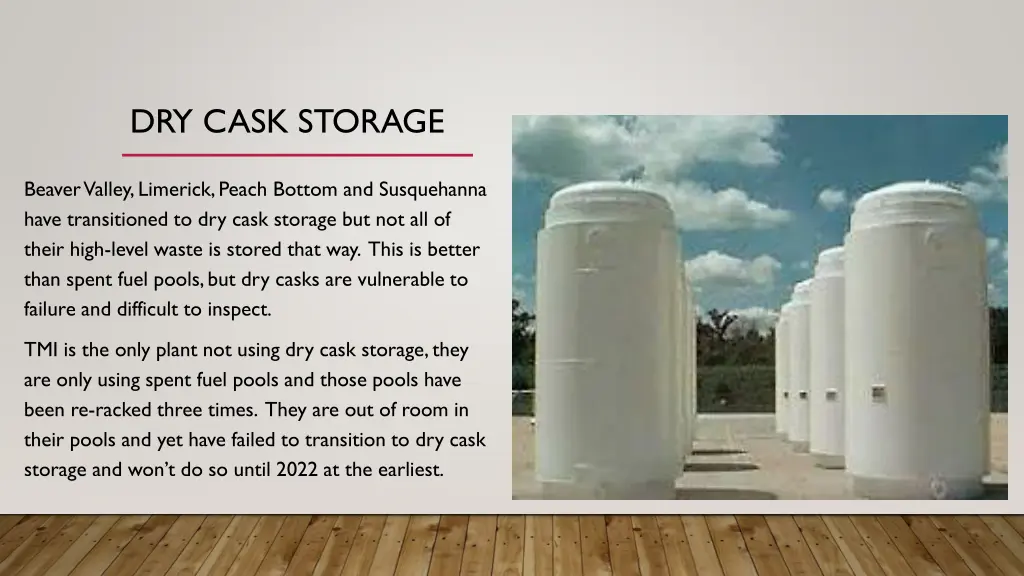 dry cask storage