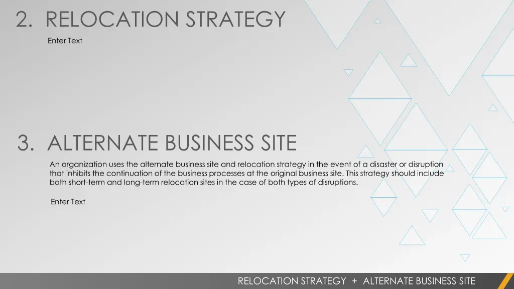 2 relocation strategy