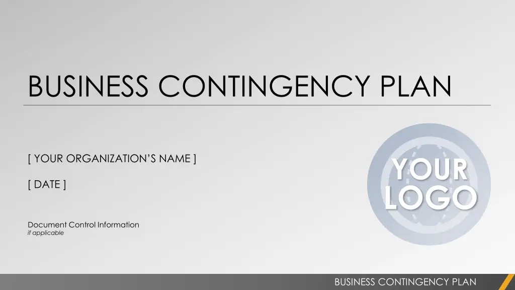 business contingency plan