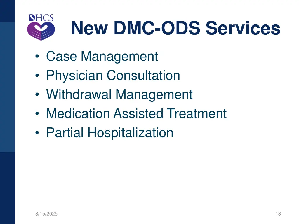 new dmc ods services