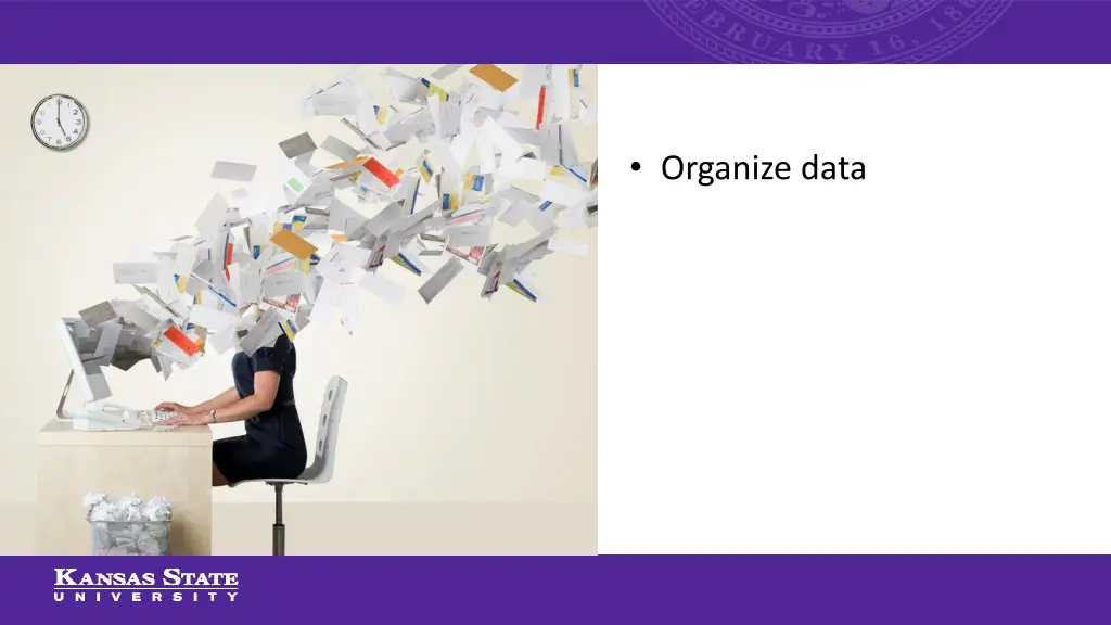 organize data