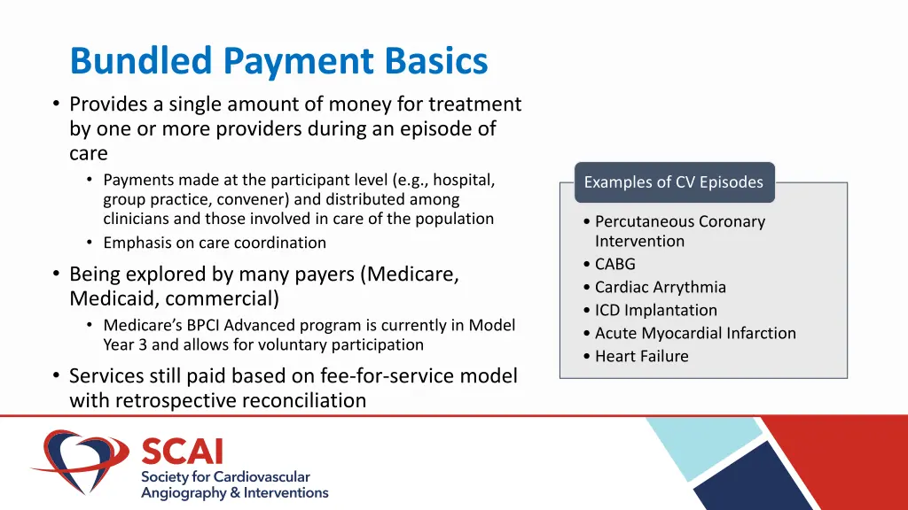 bundled payment basics provides a single amount