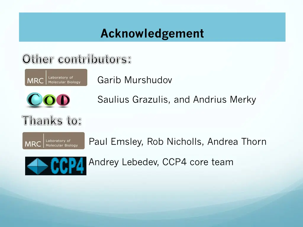 acknowledgement