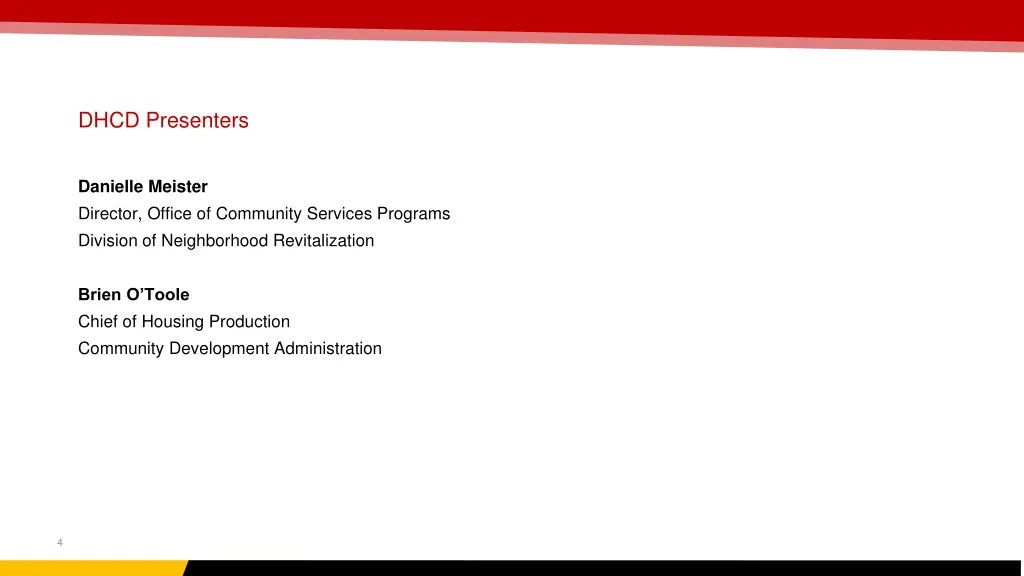 dhcd presenters