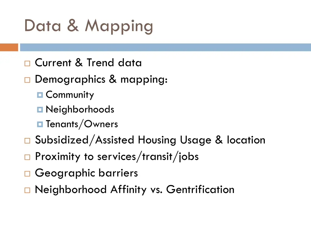 data mapping