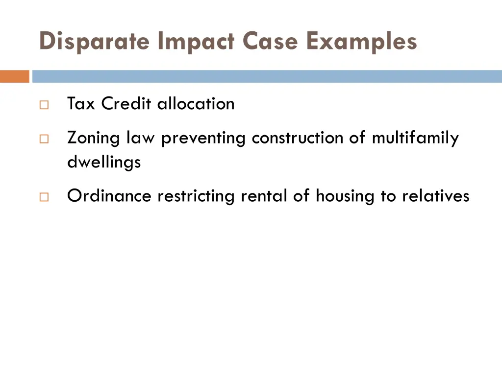 disparate impact case examples