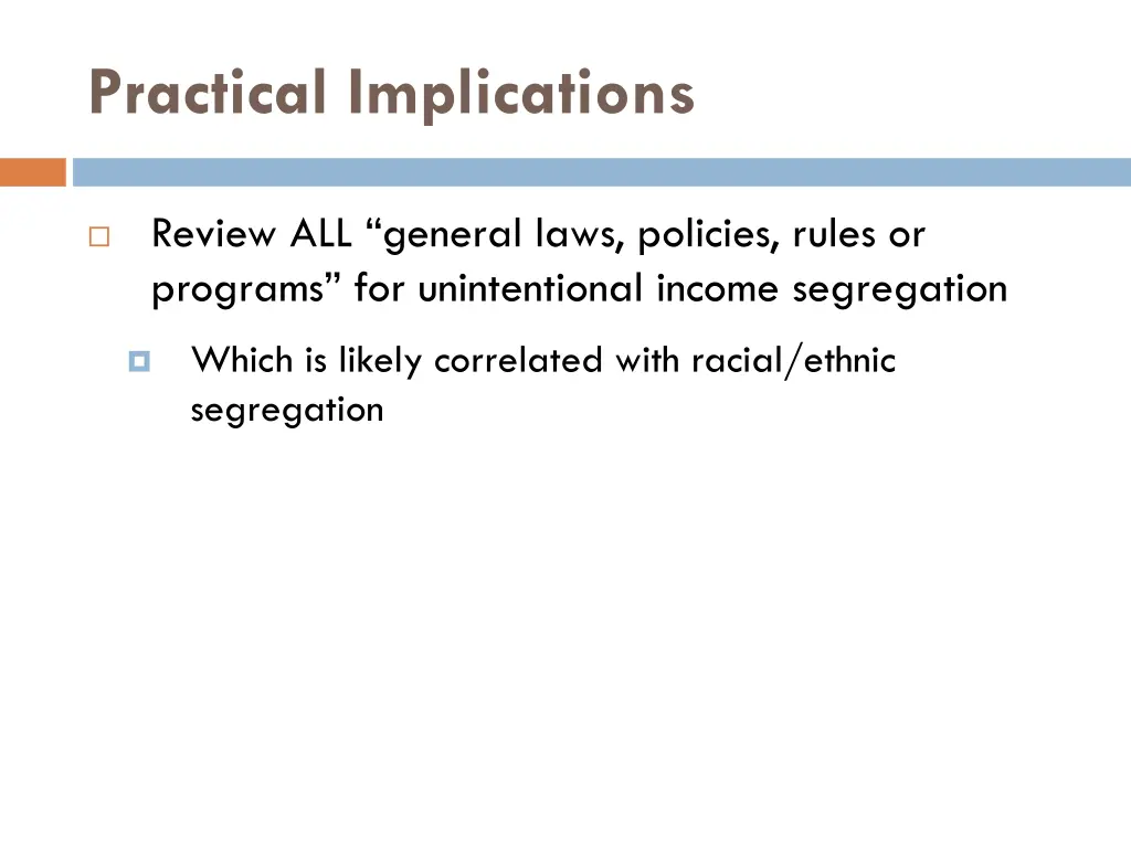 practical implications