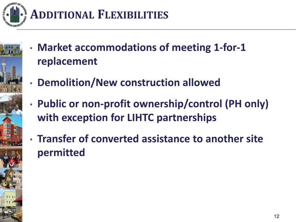 a dditional f lexibilities