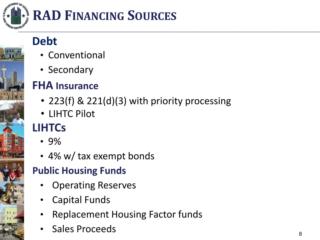 rad f inancing s ources