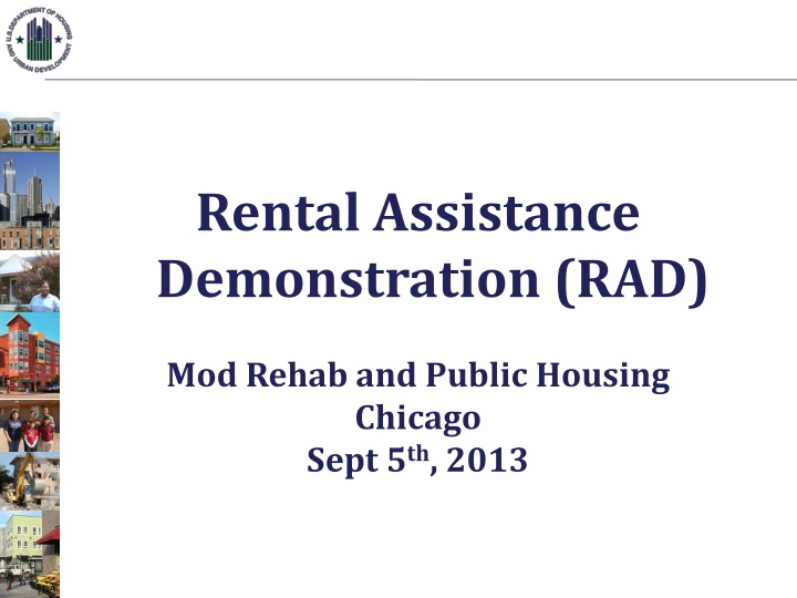 rental assistance demonstration rad