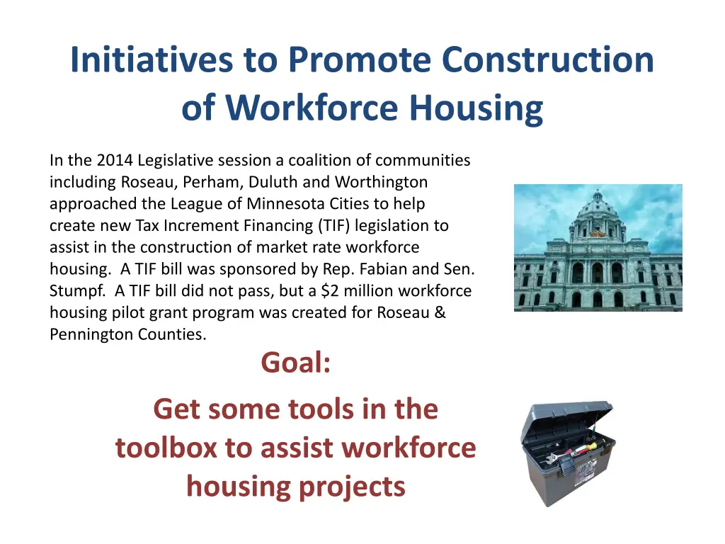 initiatives to promote construction of workforce