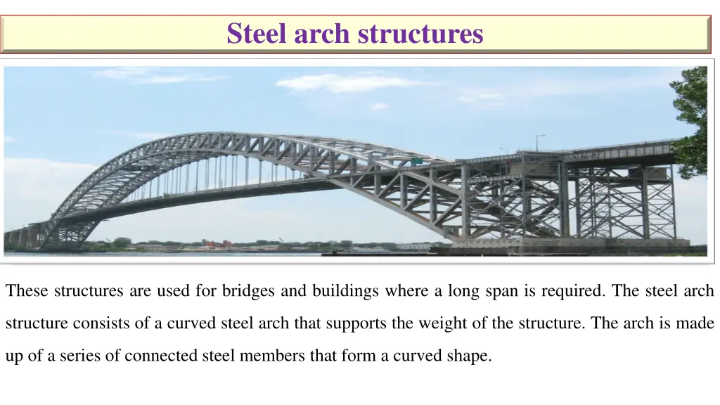 steel arch structures