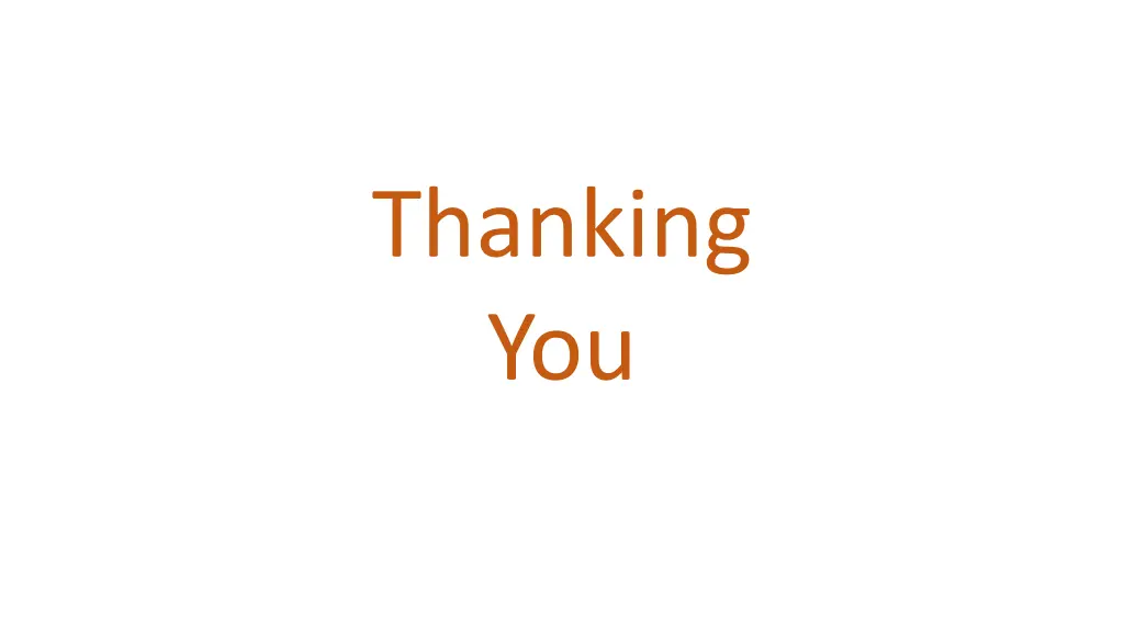 thanking you