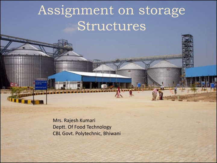 assignment on storage structures