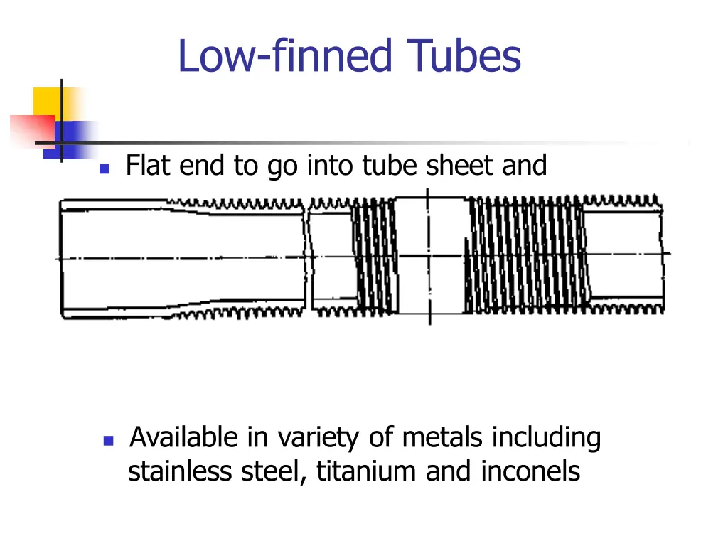 low finned tubes