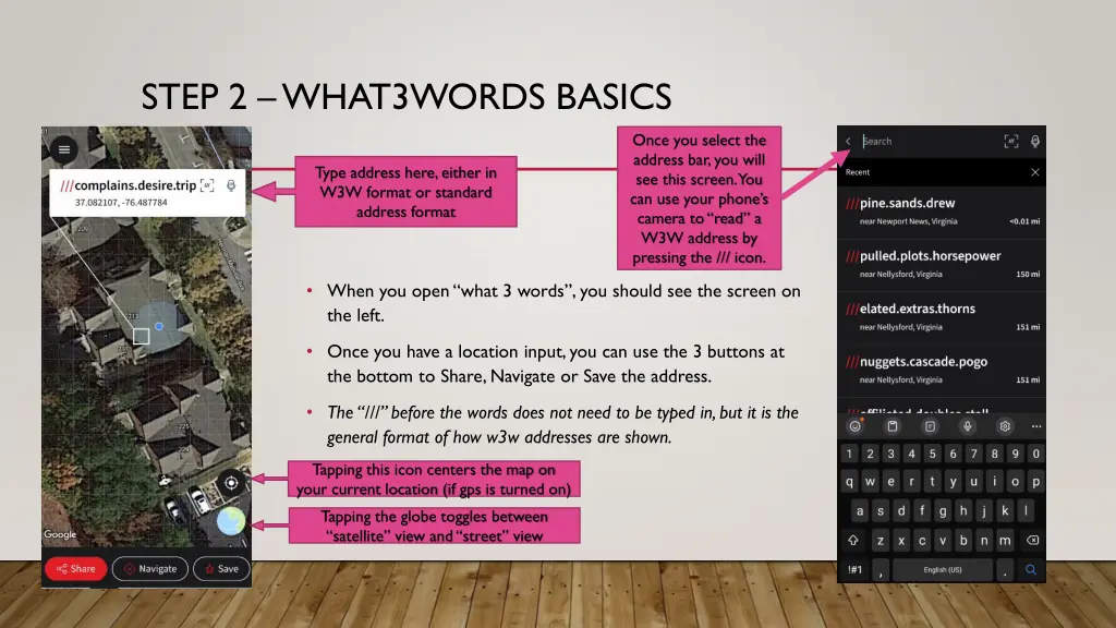 step 2 what3words basics