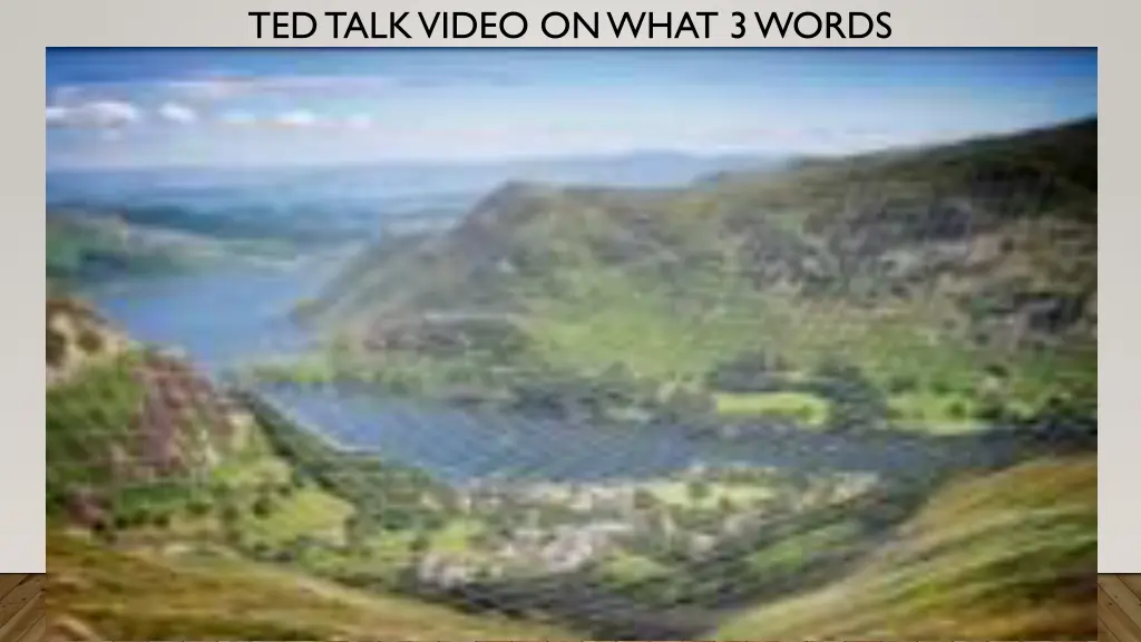 ted talk video on what 3 words