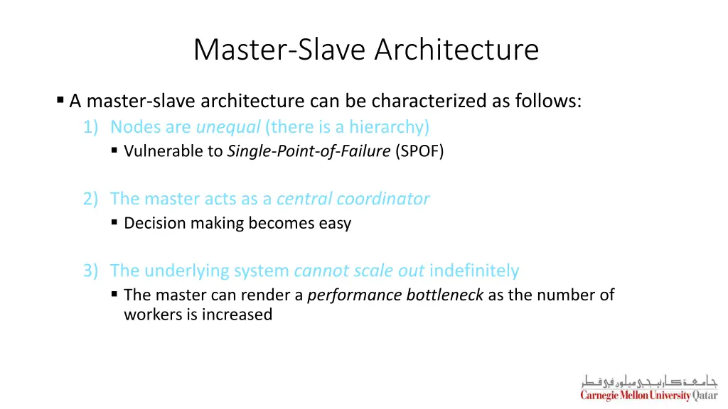 master slave architecture