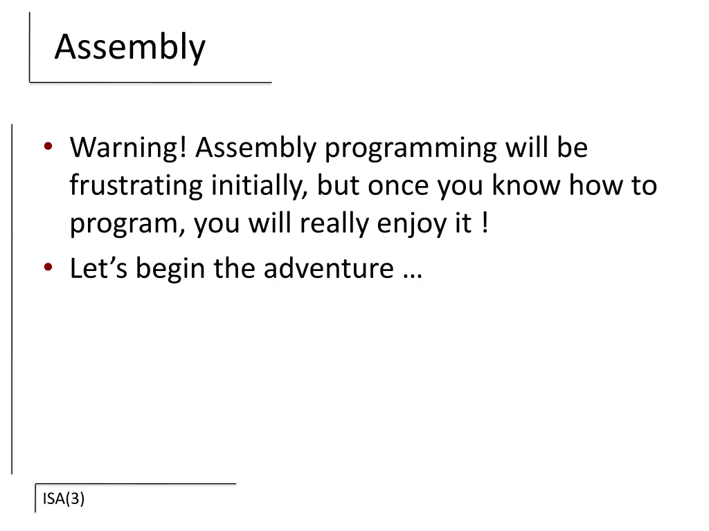 assembly