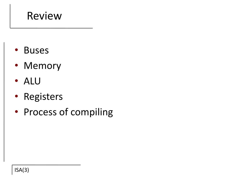review