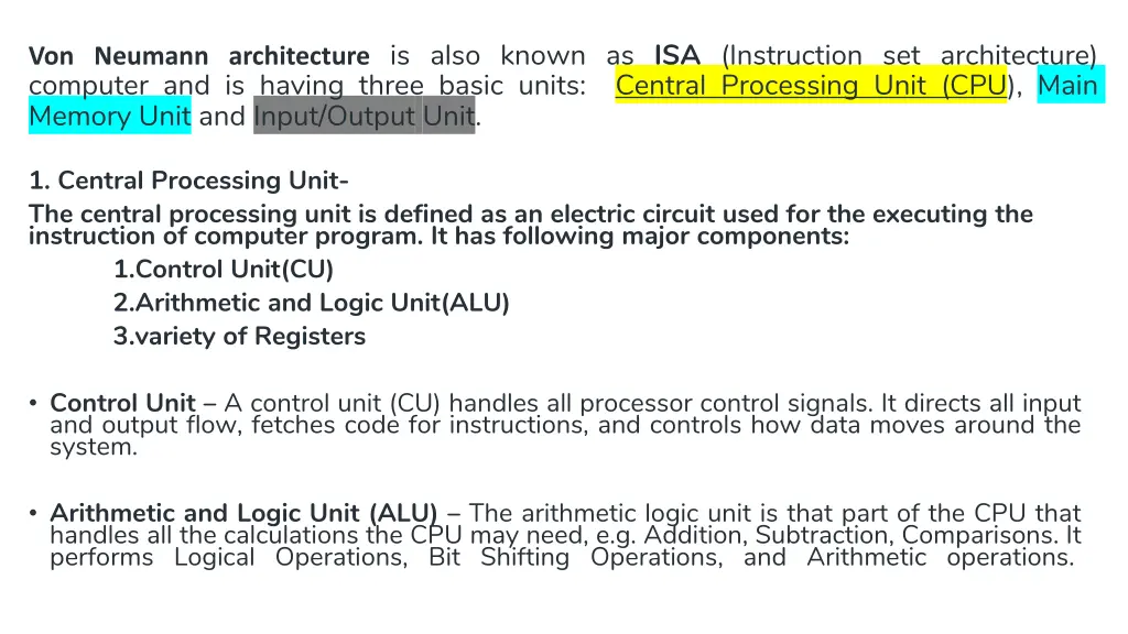 von neumann architecture is also known