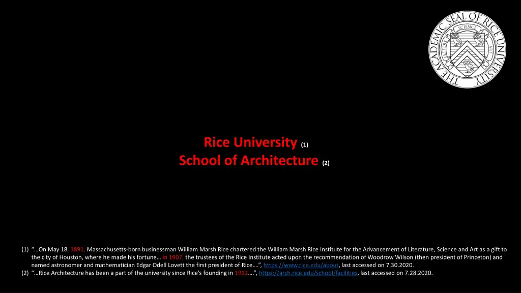 rice university 1 school of architecture 2