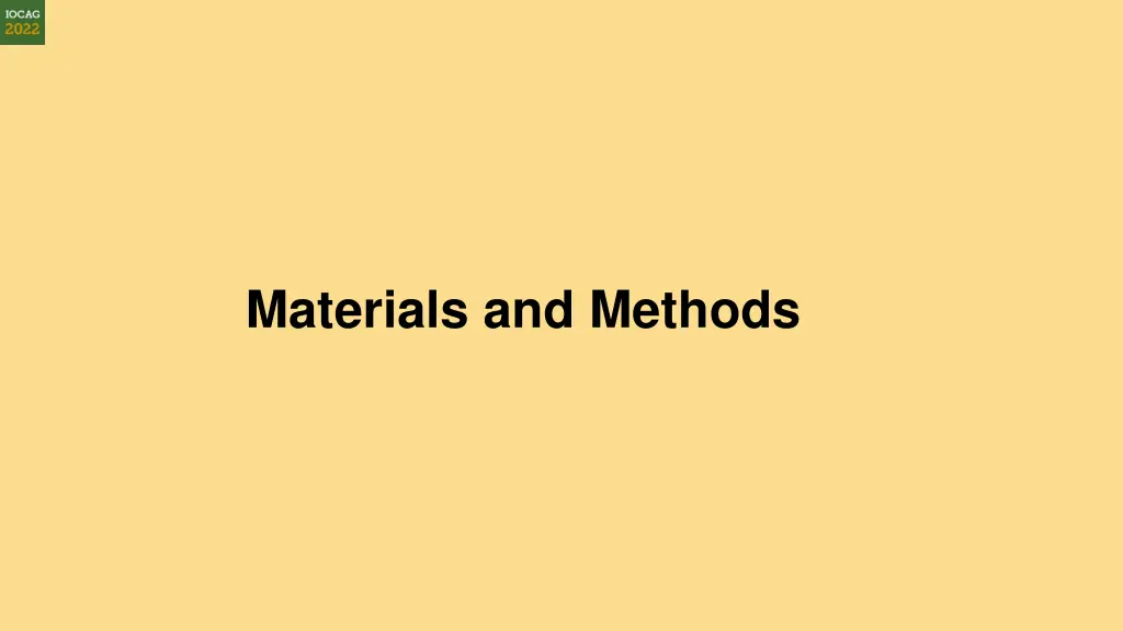 materials and methods