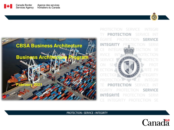 cbsa business architecture