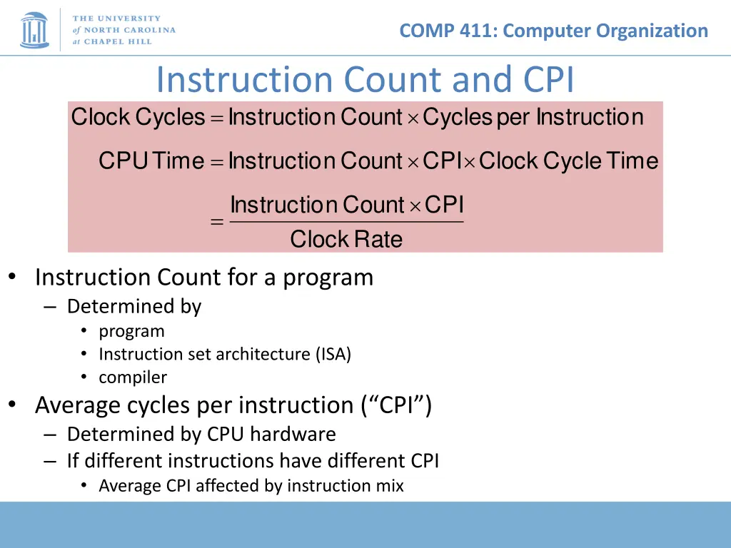 comp 411 computer organization 10