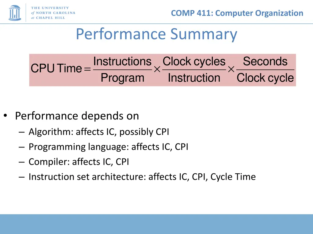 comp 411 computer organization 18