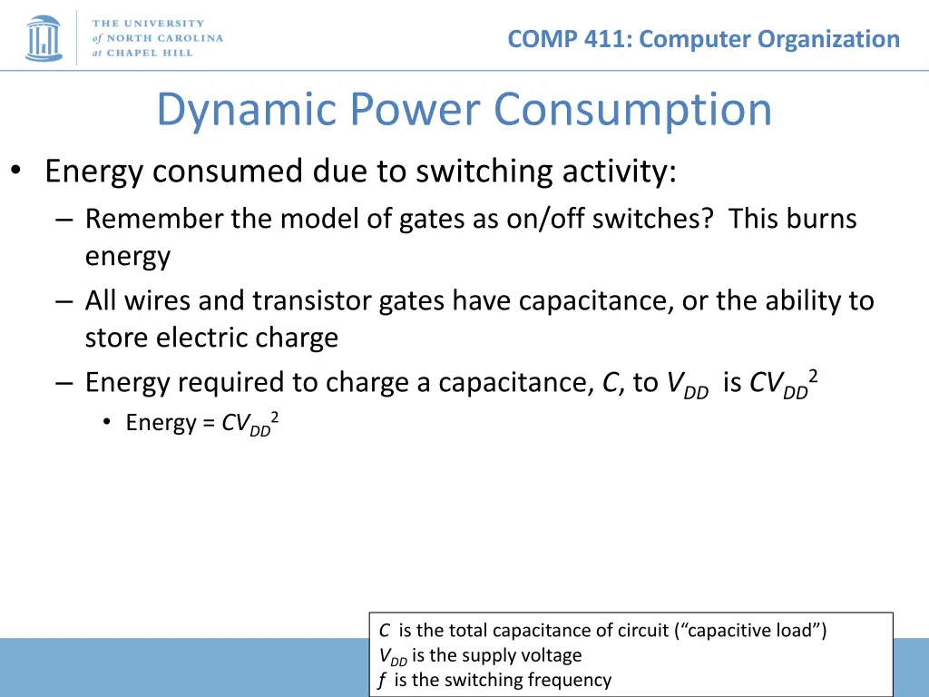 comp 411 computer organization 24