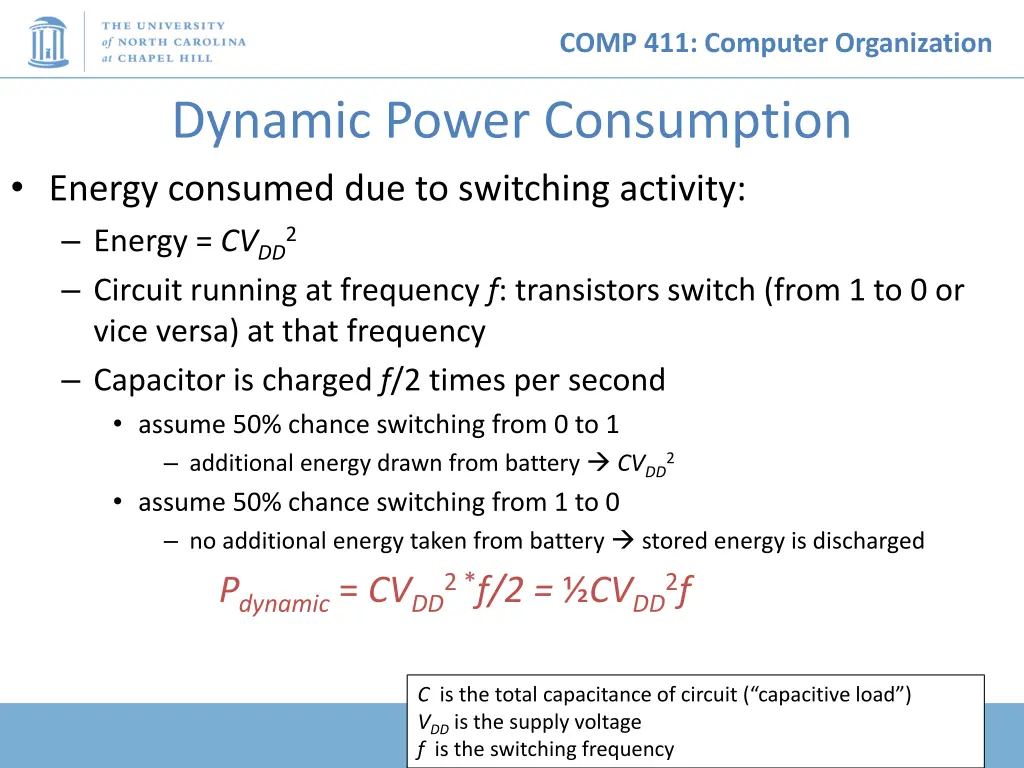 comp 411 computer organization 25