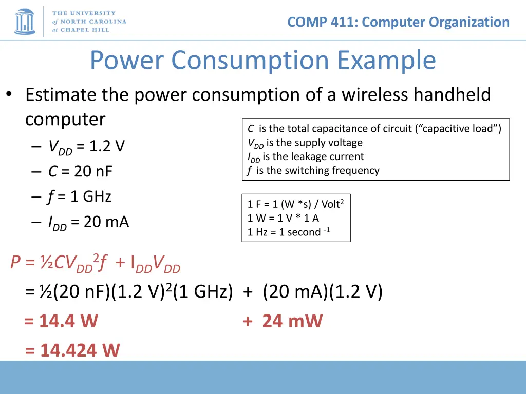 comp 411 computer organization 28