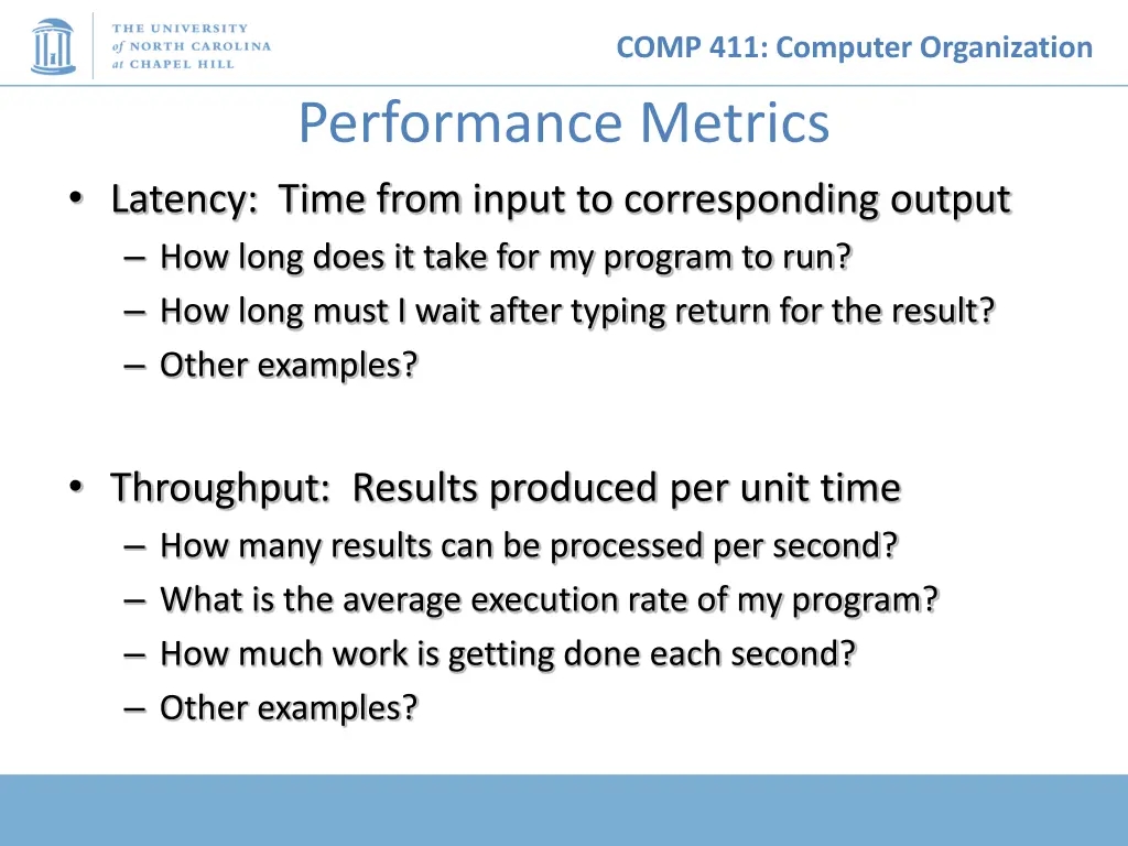 comp 411 computer organization 3