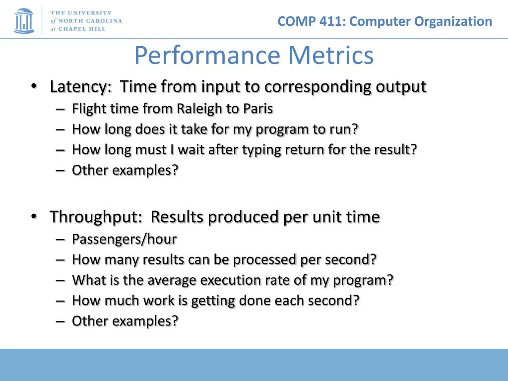 comp 411 computer organization 4