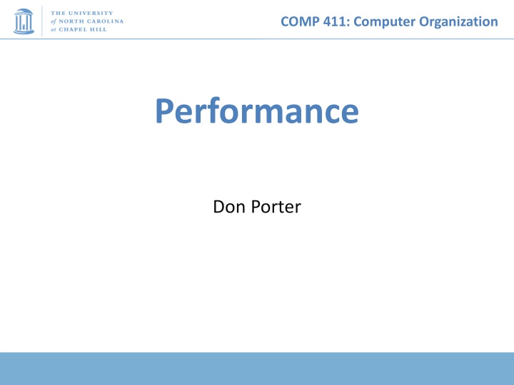 comp 411 computer organization