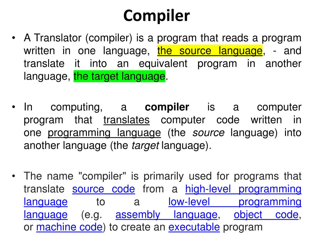 compiler