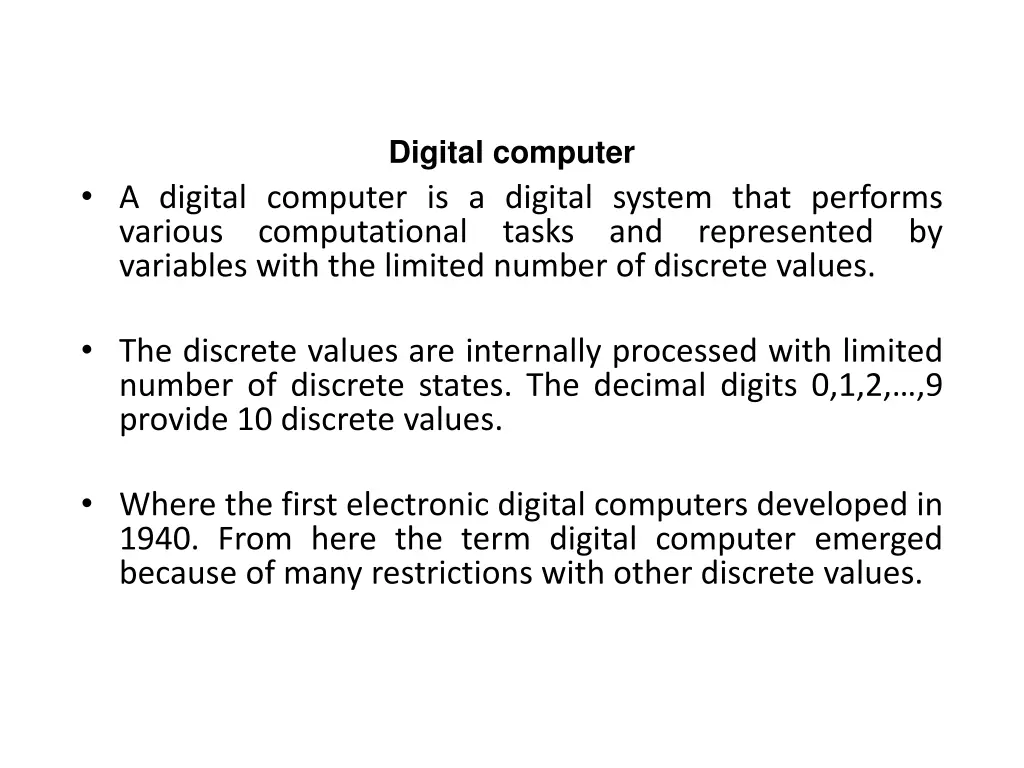 digital computer