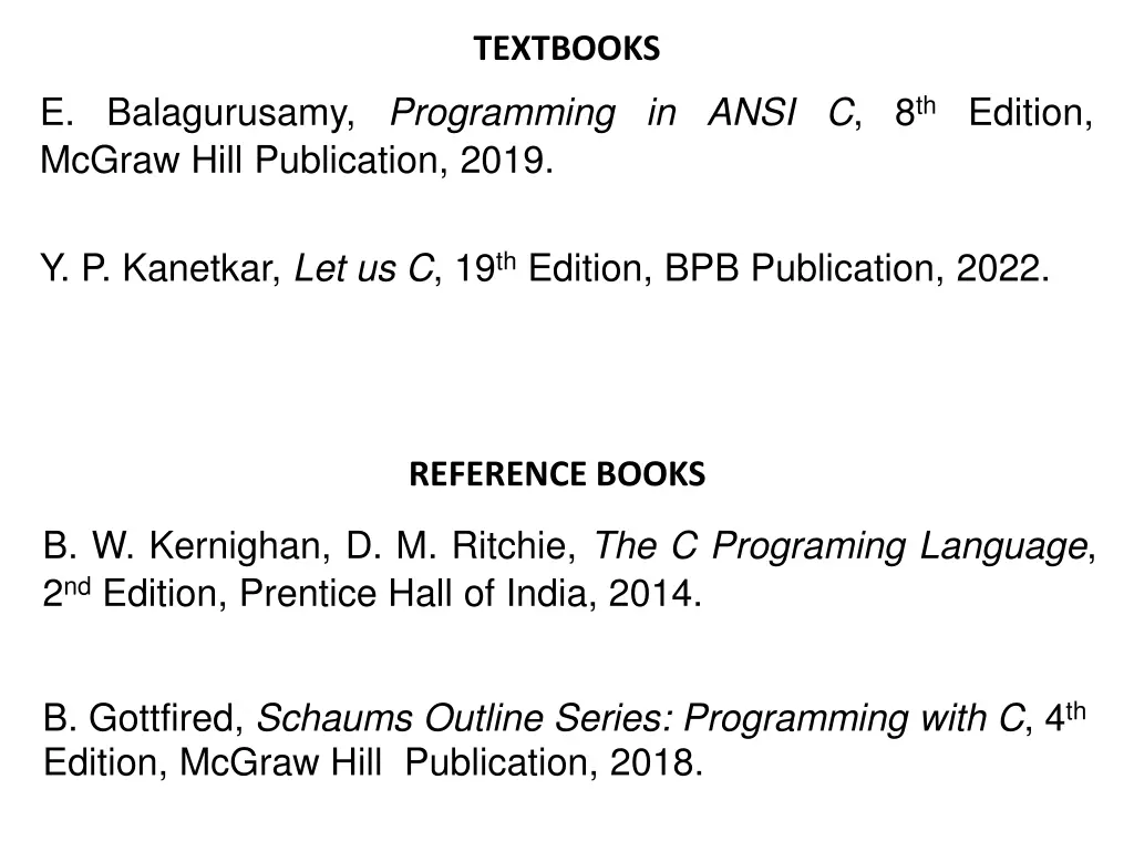 textbooks