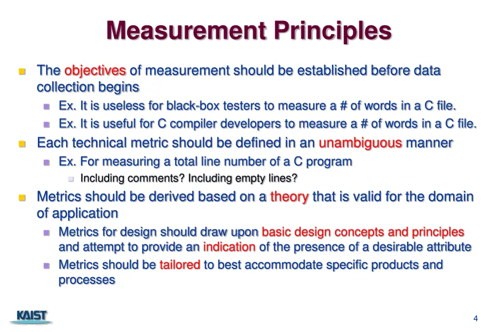 measurement principles