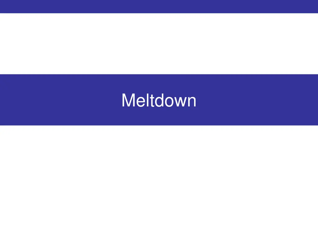 meltdown