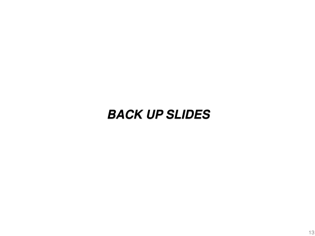 back up slides
