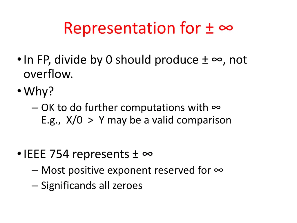 representation for