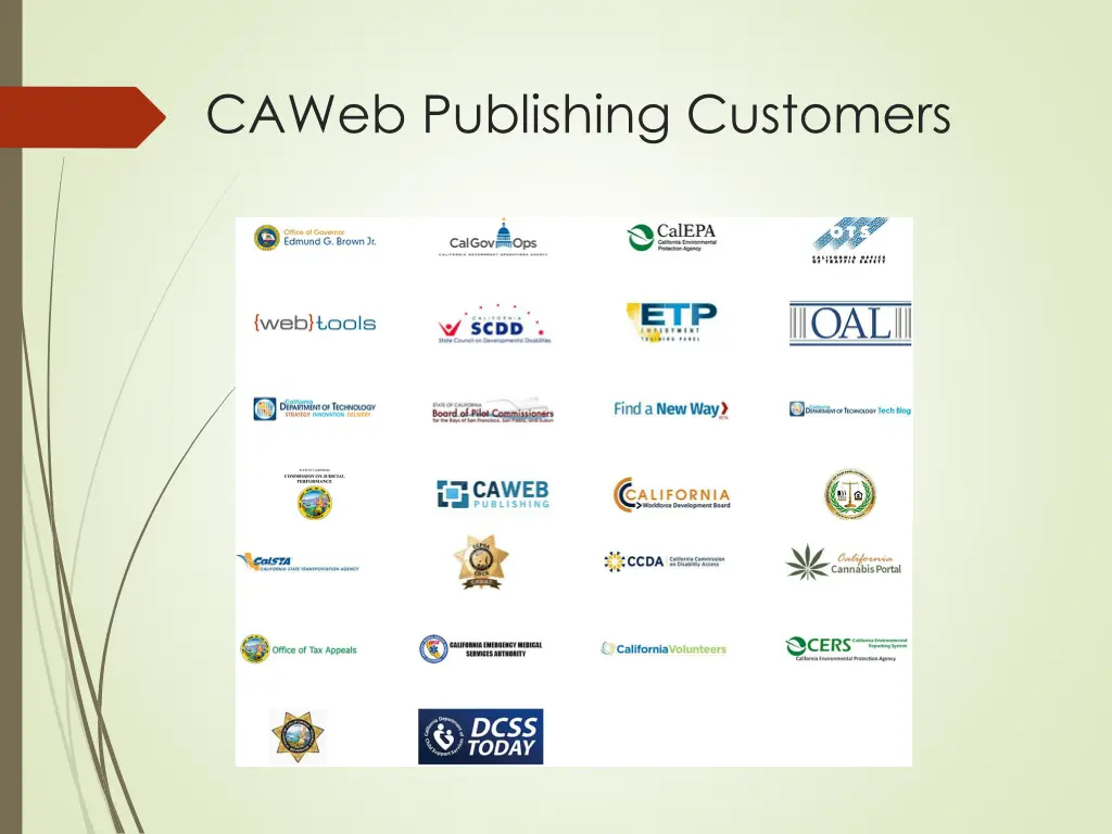 caweb publishing customers