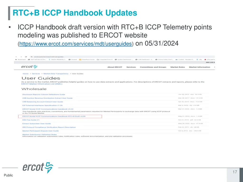 rtc b iccp handbook updates