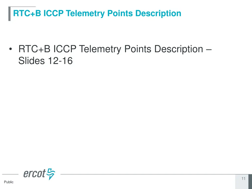 rtc b iccp telemetry points description